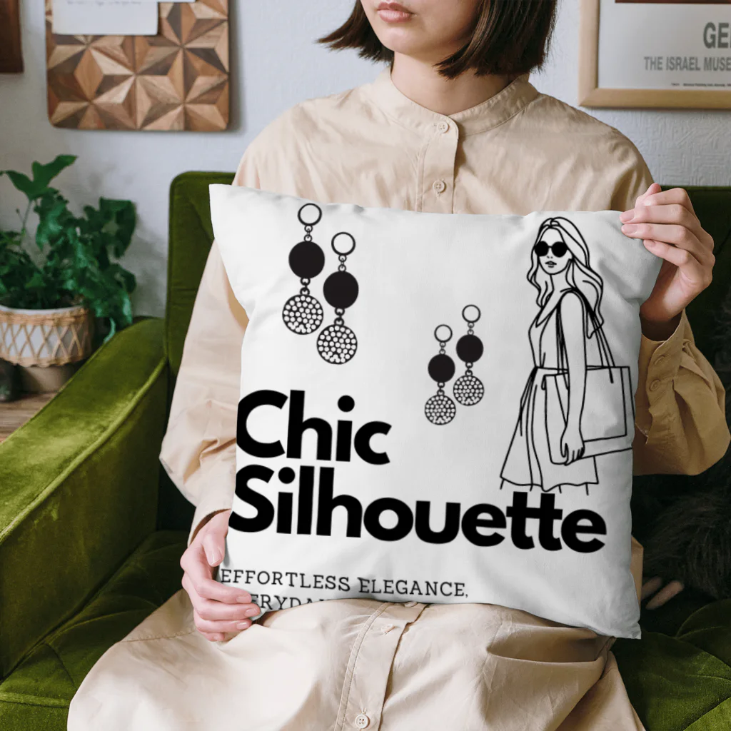 CHIBE86のChic Silhouette Cushion