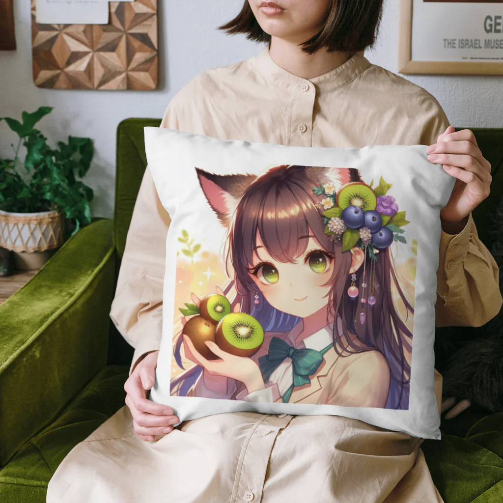 yos-1292583のねこニコばん Cushion