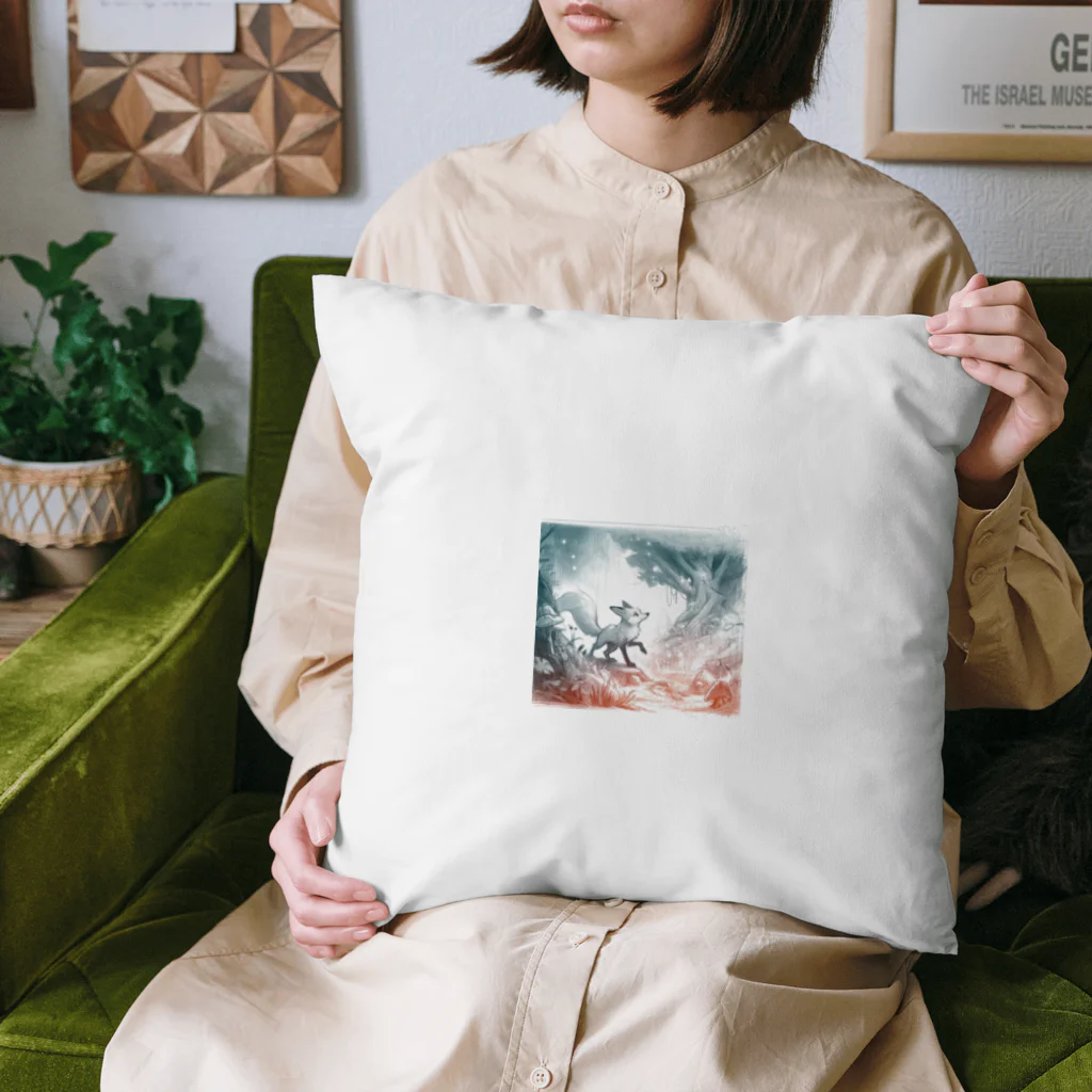 R Uの狐の冒険：魔法の森 Cushion