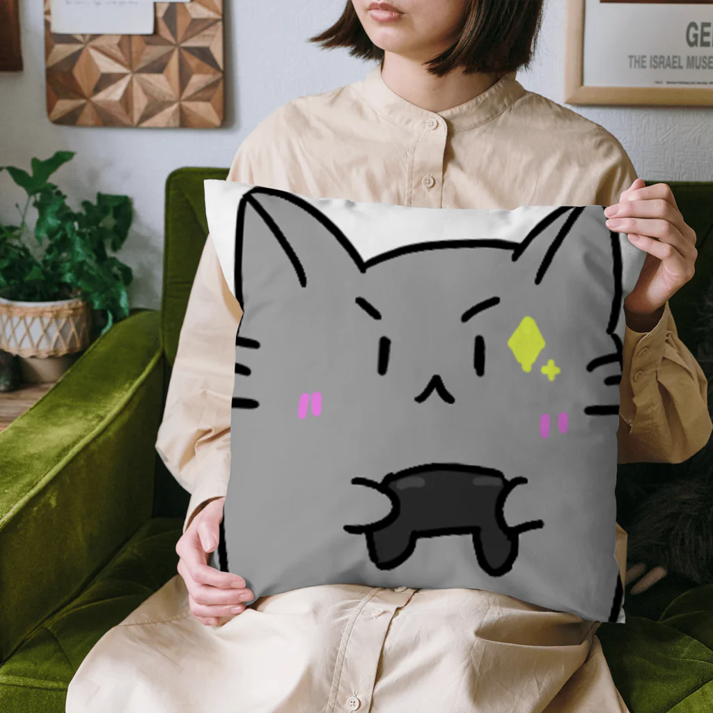 銀羽アニタ🩶🐈‍⬛@個人勢VTuberのゲーミングアニ猫 Cushion