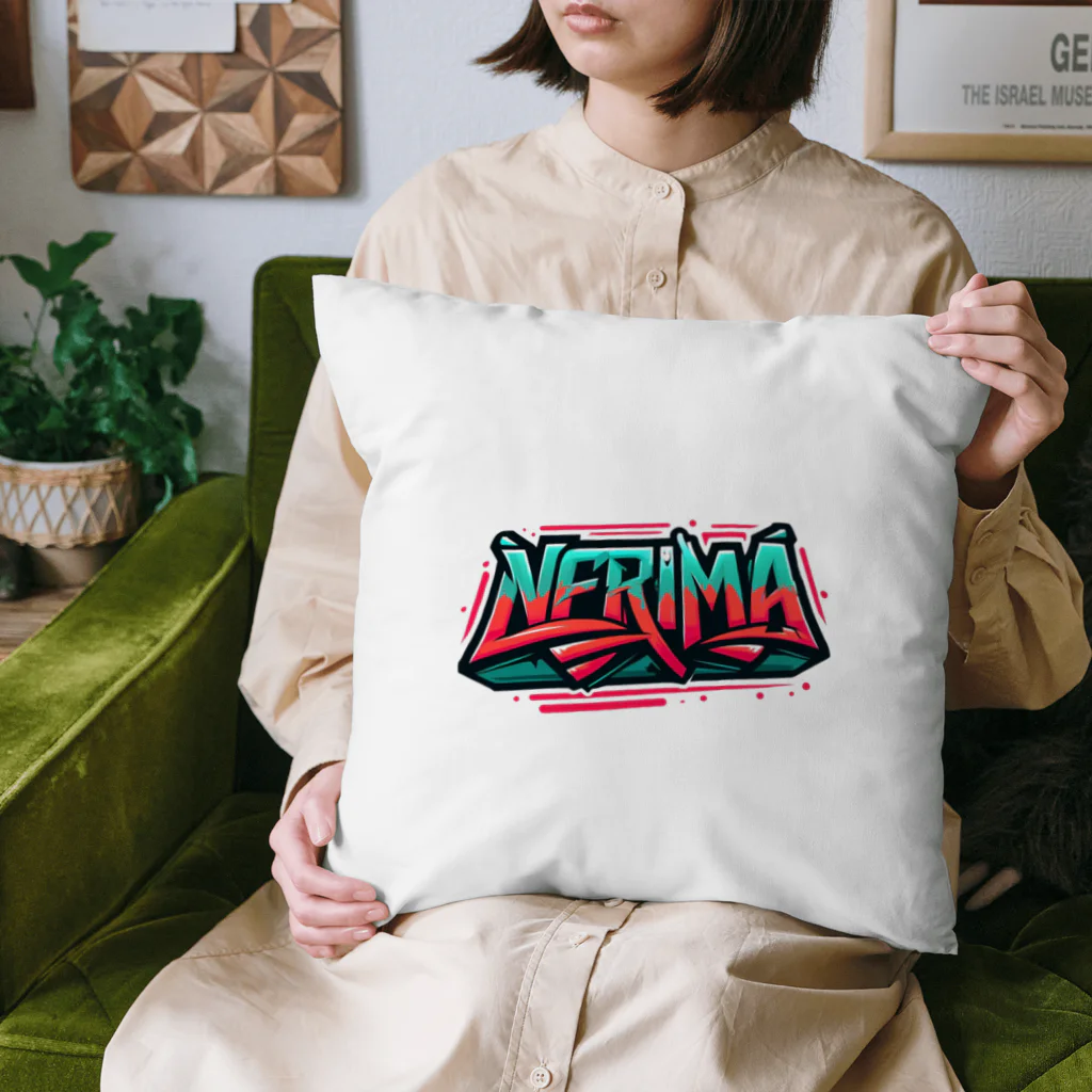 ore-journalのHipHopのグラフィティのロゴ「NERIMA(練馬)」 Cushion