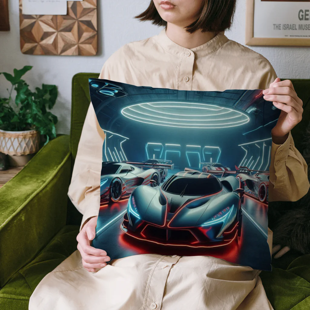 nerobooのお店のカッコイイ未来の車のグッズです Cushion