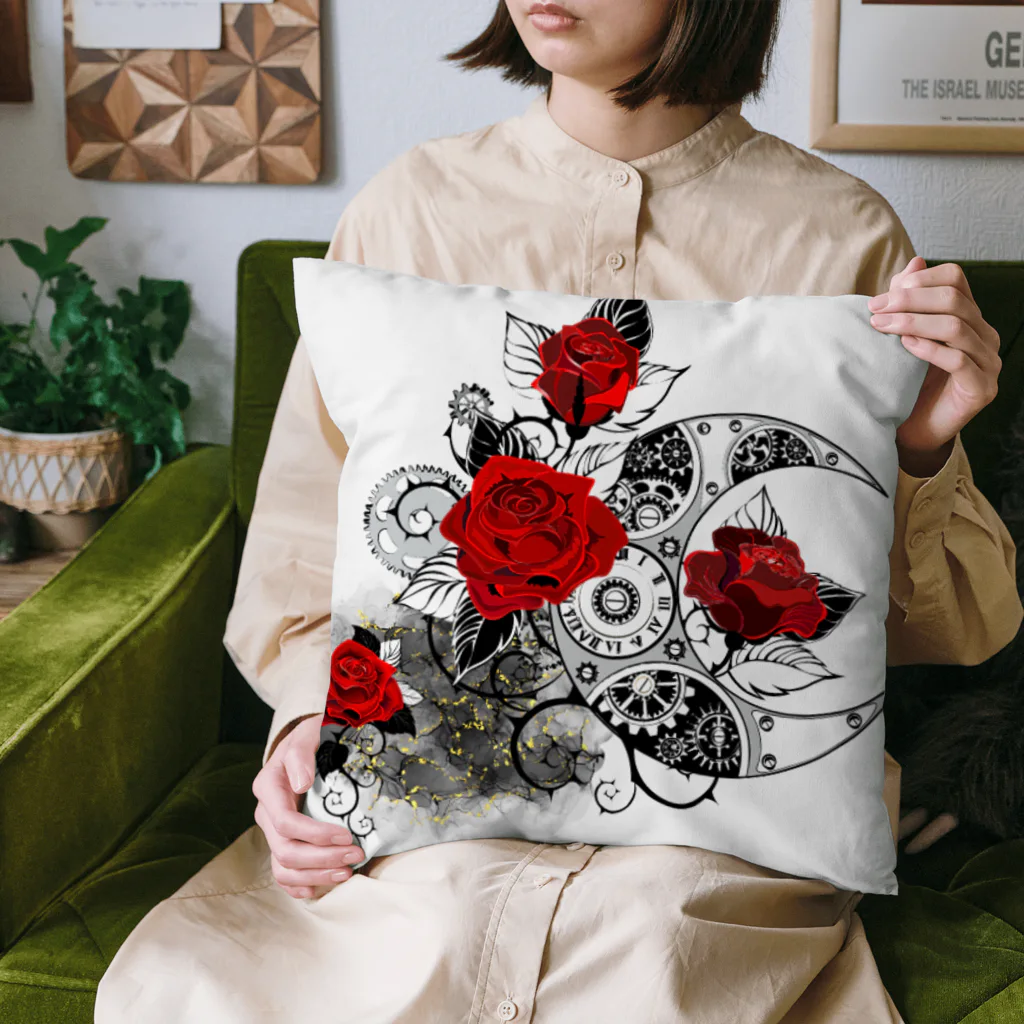 CHIBE86のMechanic Roses（メカニック・ローズ） Cushion