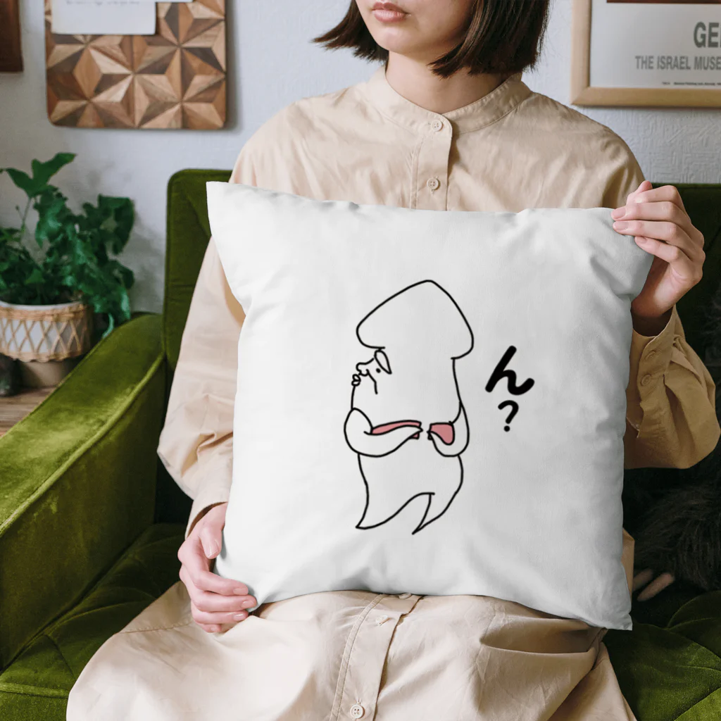 癒されるパンダ🐼とシュールなイカ🦑のお店のん？ Cushion