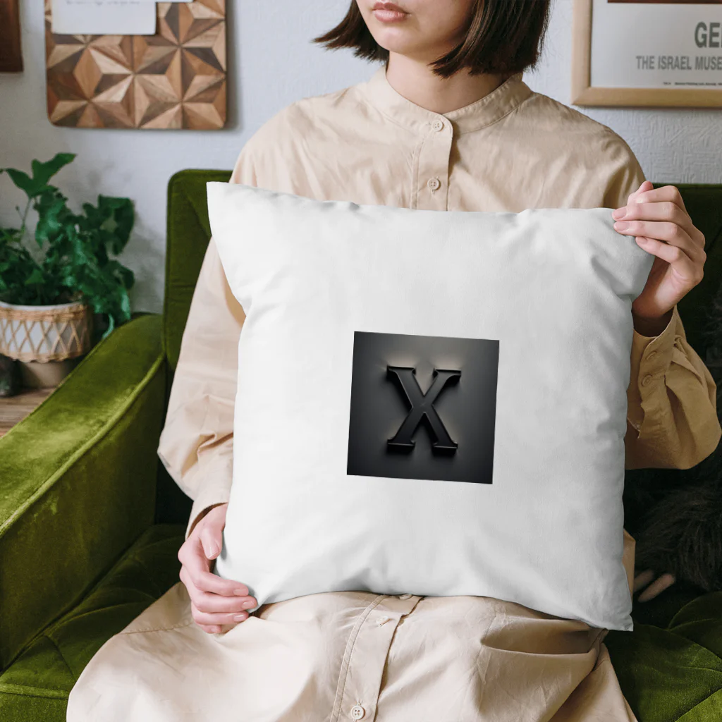 WORLDのかっこよく描いたX Cushion