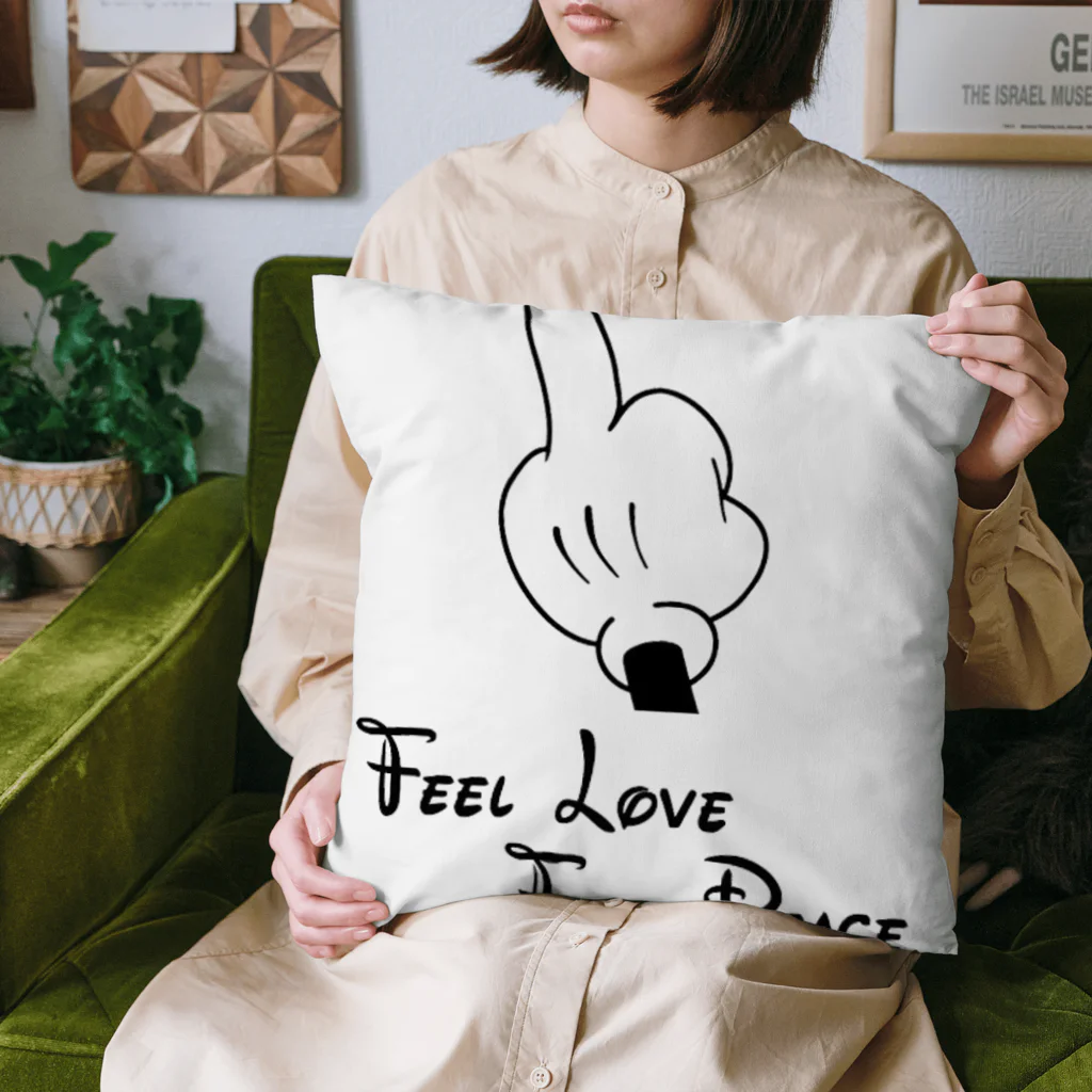 Lifehacker Diary♾️Rise Reverence by ライフハッカー358のFeel Love Feel Peace グラフィック Cushion