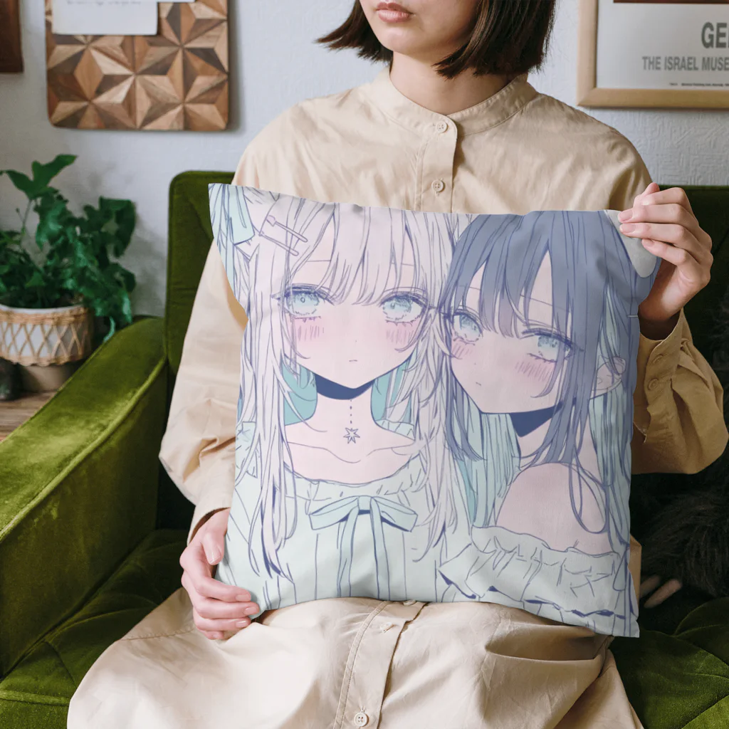 紅茶と砂糖と魔法の家の深海ちゃん Cushion