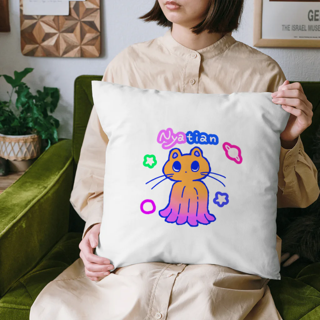 猫野尻尾のねこ火星人 Cushion