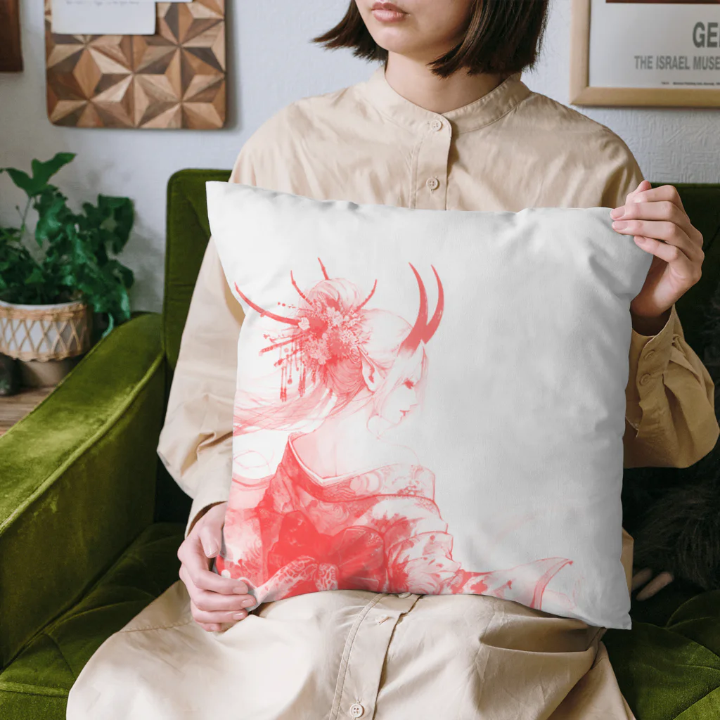 kumainchouのOgress 赤 Cushion