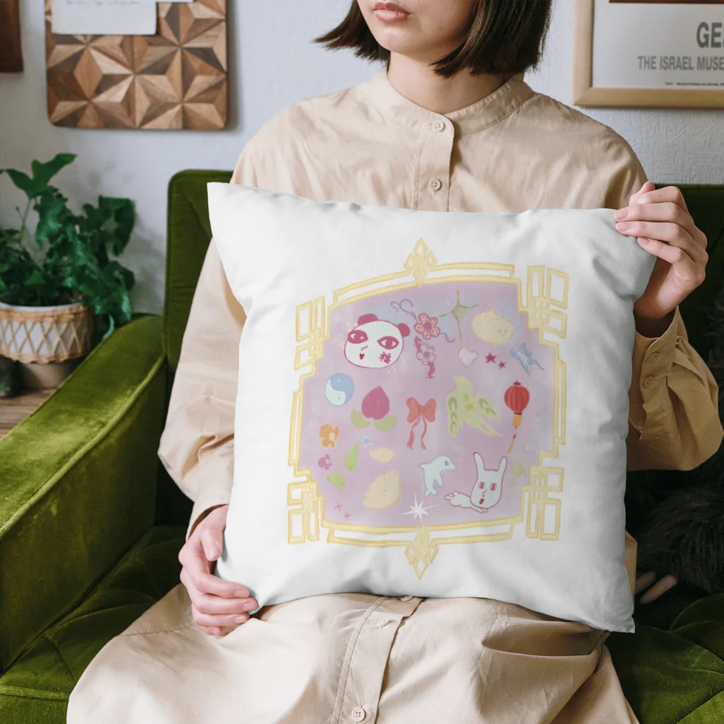 あーにん/ᐠ. .ᐟ\ฅのなんちゅうか、あぁ中華🐼 Cushion