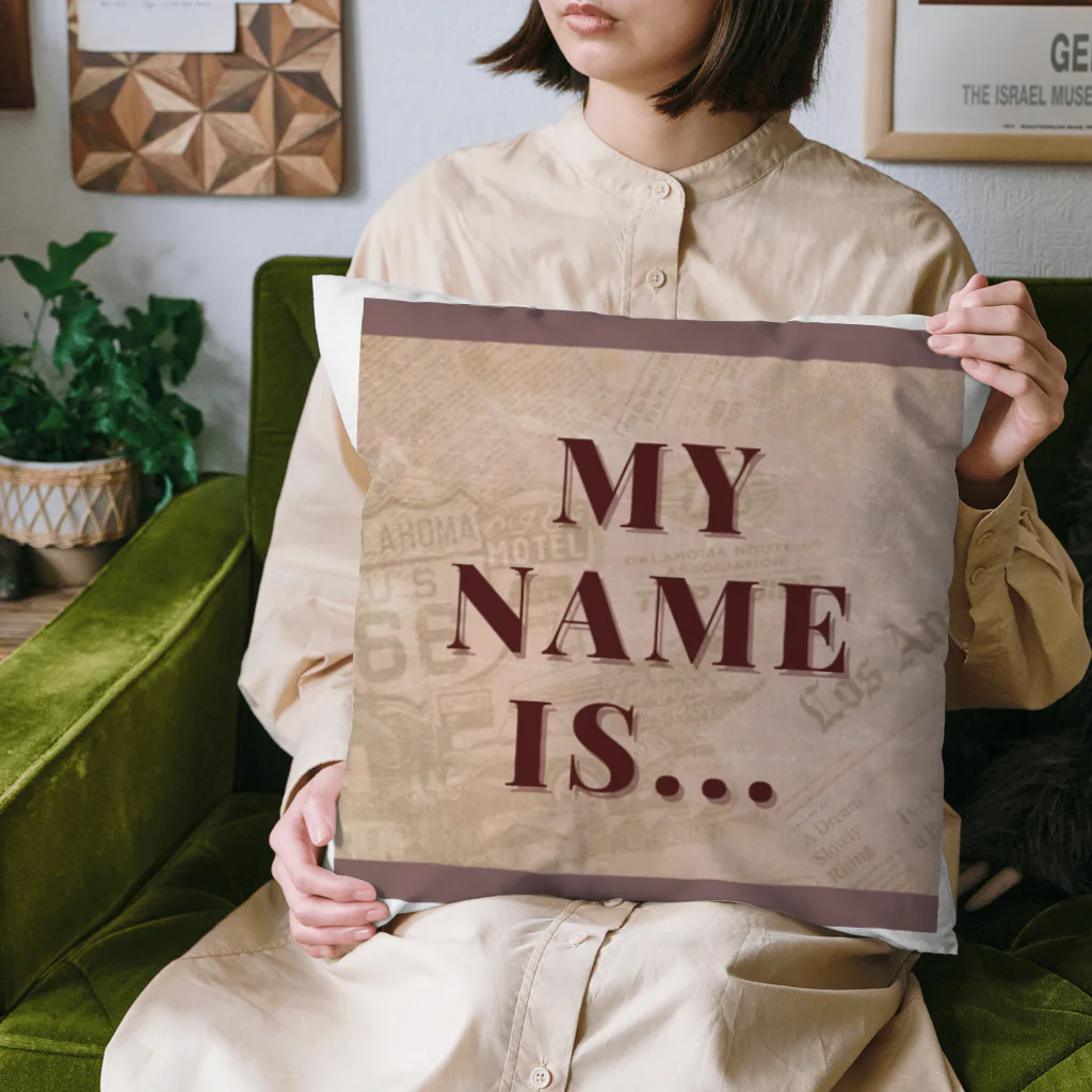 RIKUPANDAのMY NAME IS. . . Cushion