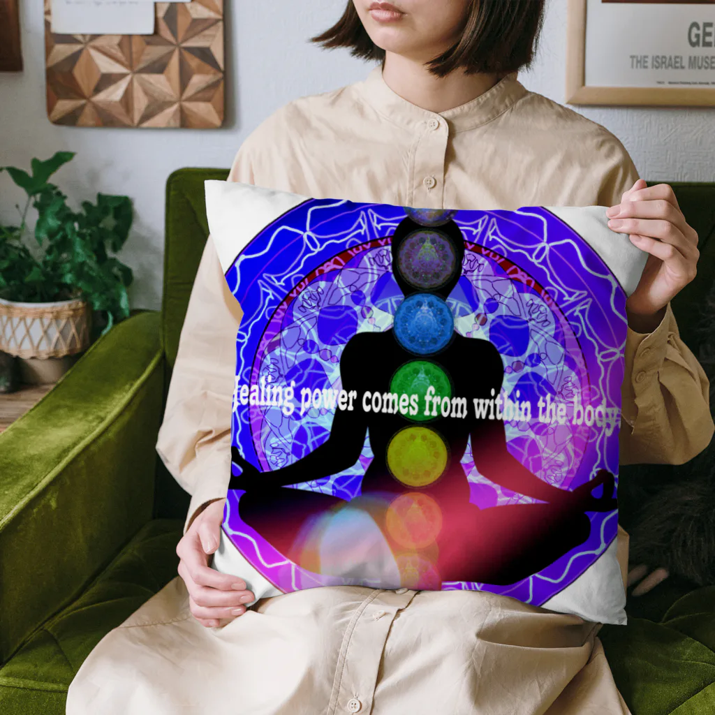 💖宇宙整体♪🌈♪こころからだチャンネル♪💖のHealing power comes from within the body. Cushion