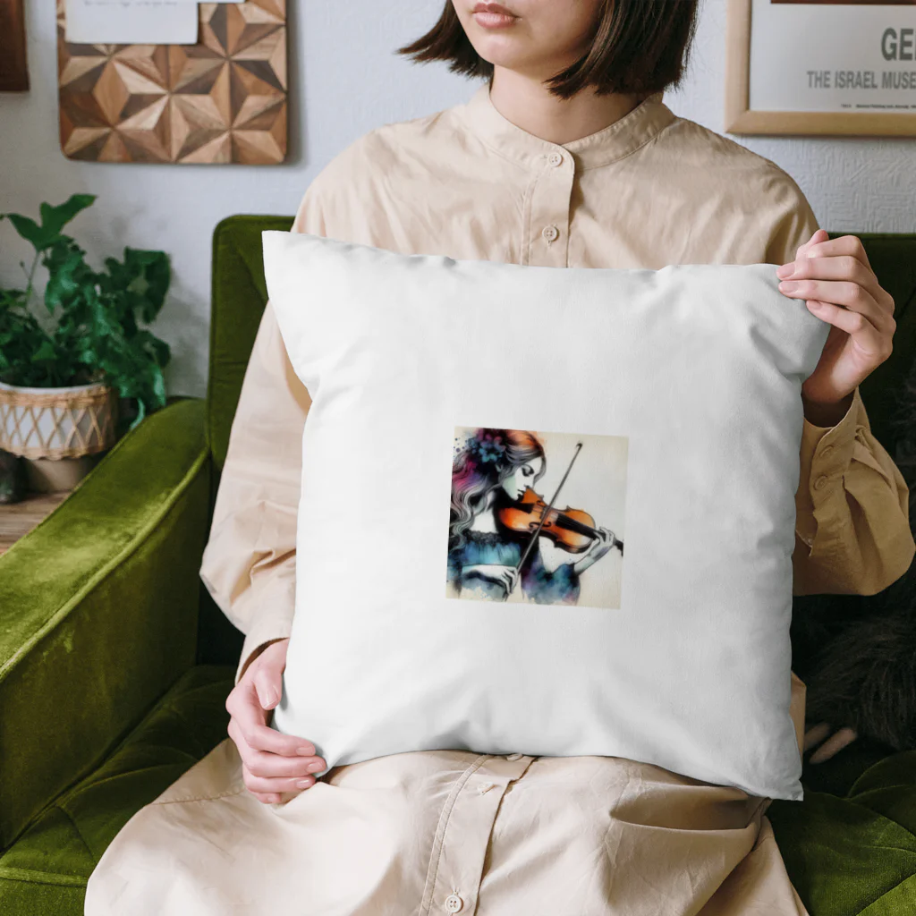 Tomohiro Shigaのお店の女性バイオリニスト Cushion