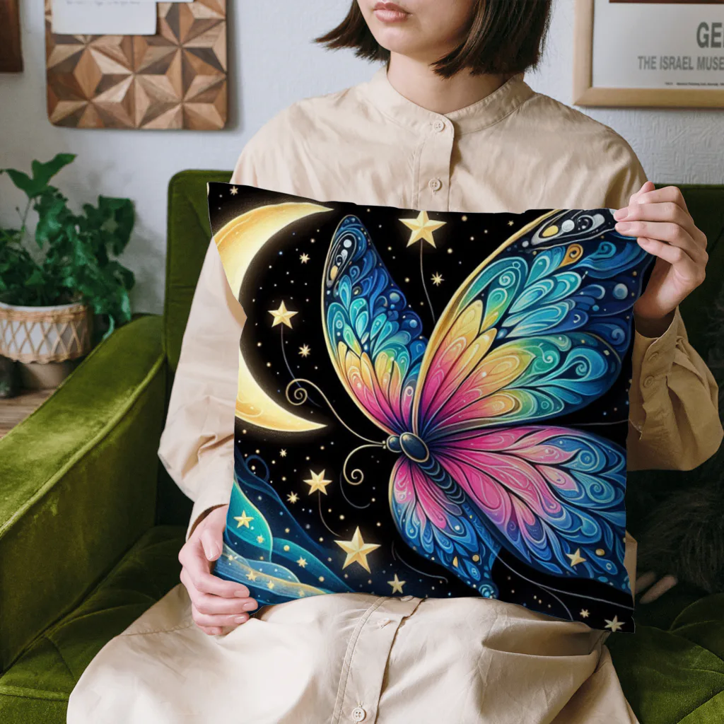 dora0の星空の蝶 Cushion