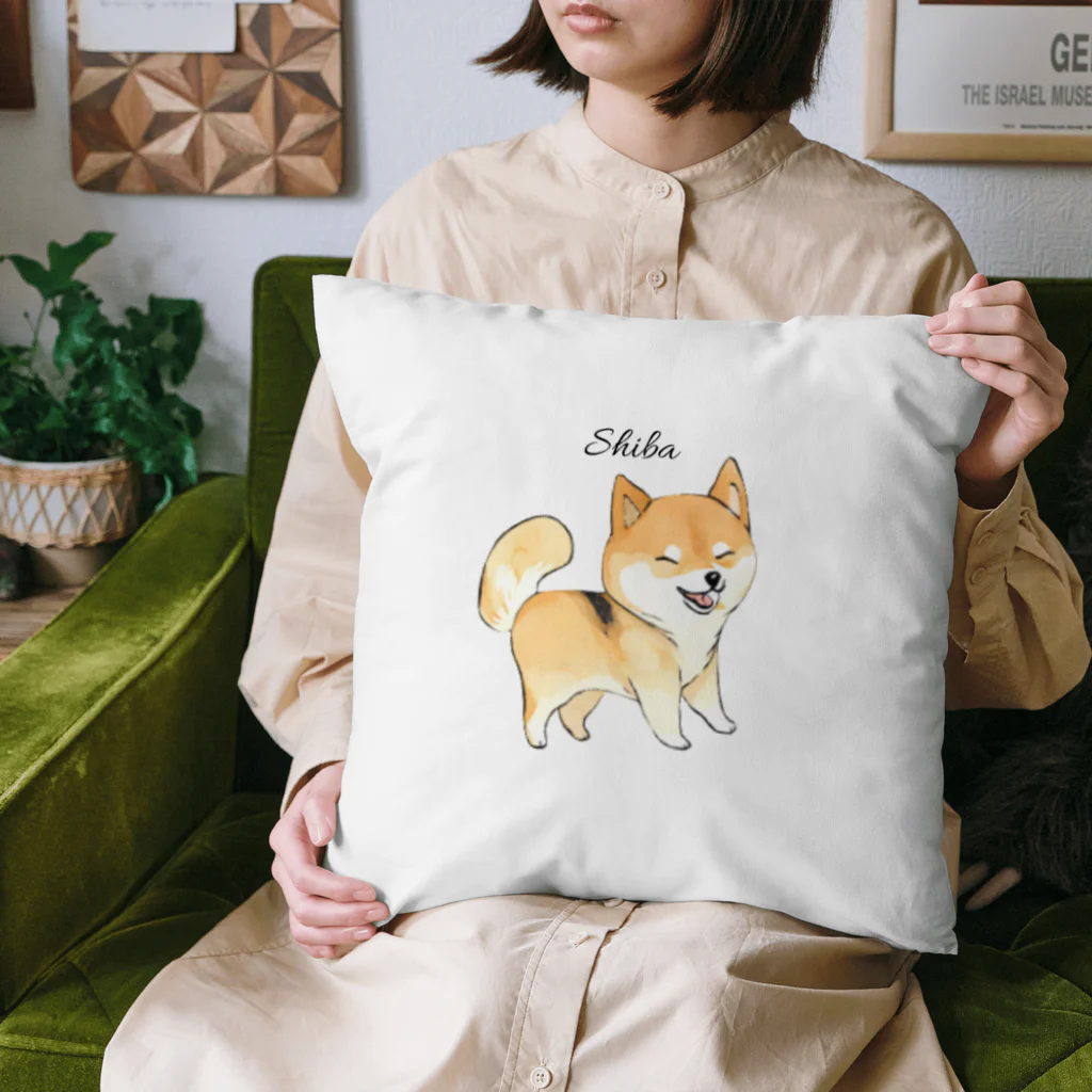 A-Kdesignのshiba① クッション