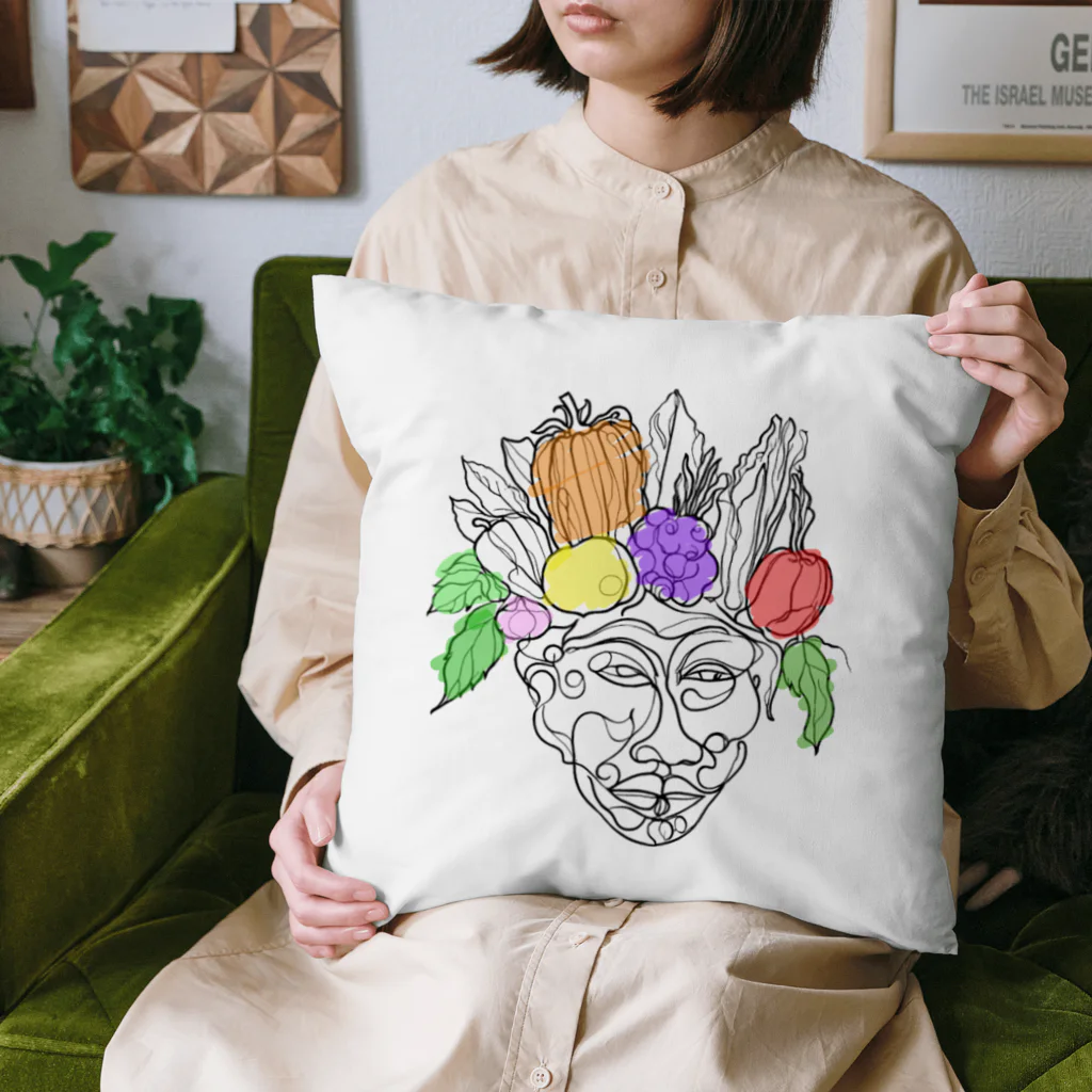 A-KdesignのArcimboldo風 Cushion