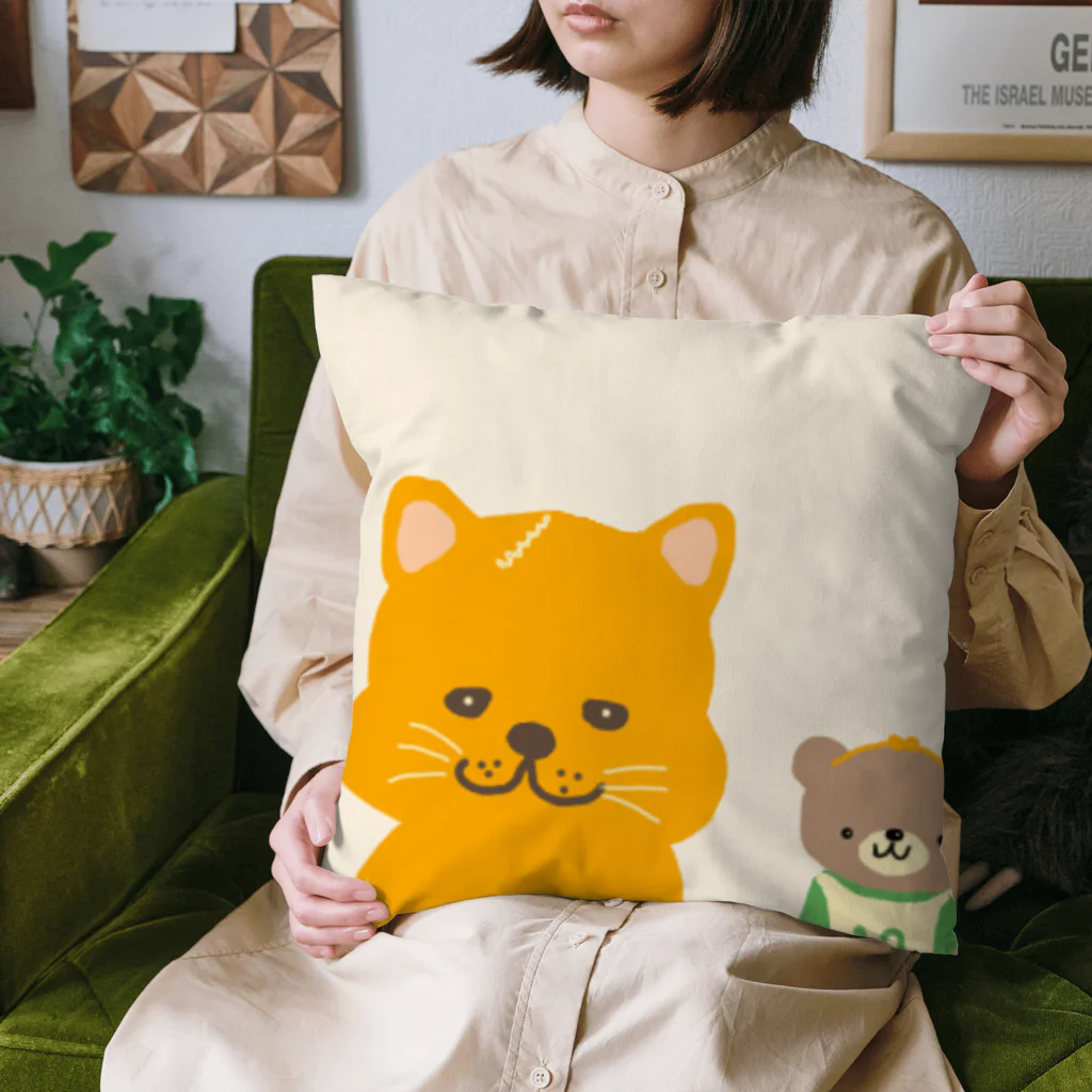 がまぐちこぐまのといといのボスとこぐまのといとい Cushion