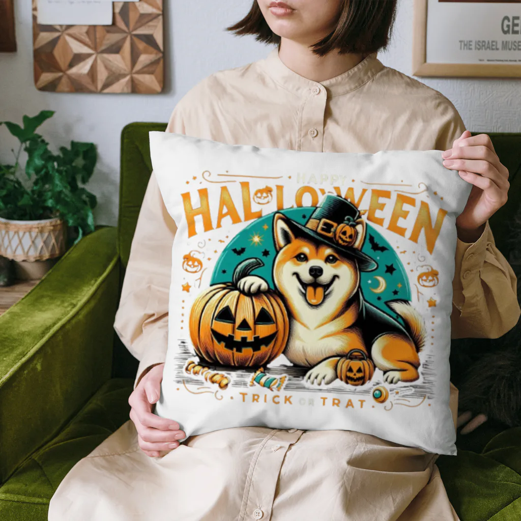 Naoki21のDOG x HALLOWEEN 02 Cushion