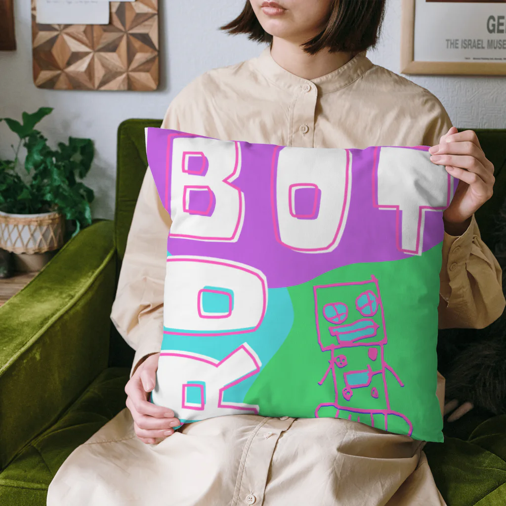 design labのBOT BOY - Pink Pop Edition Cushion