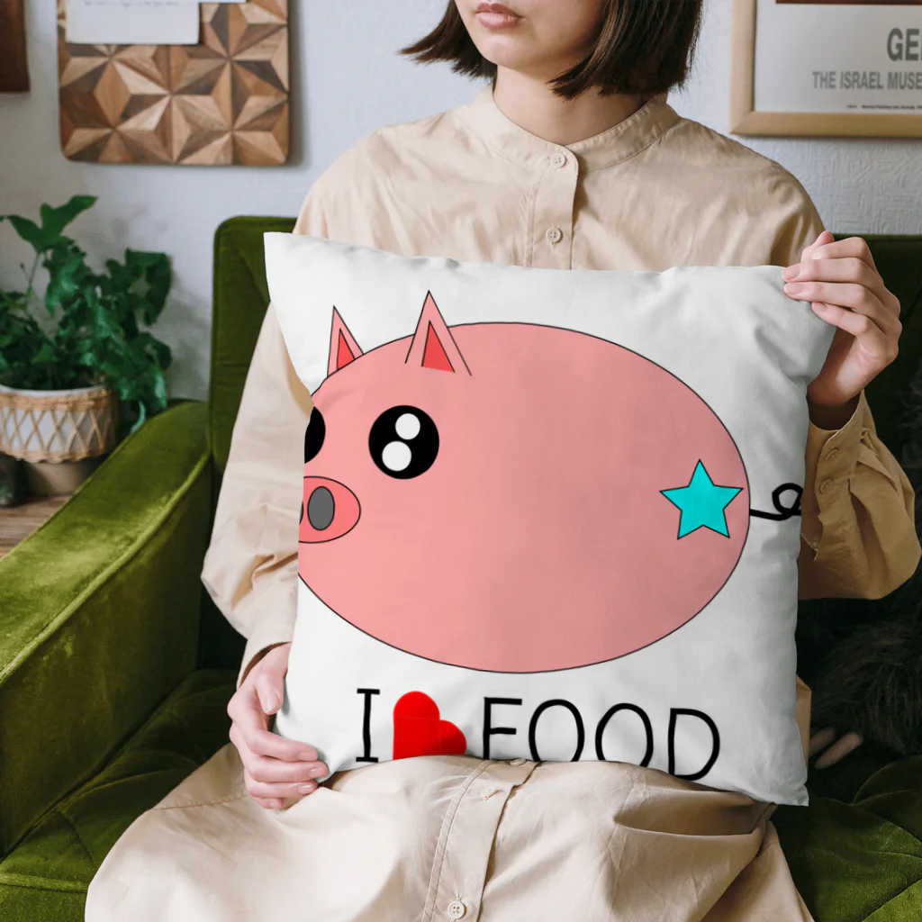 Yuko’ｓ Galleryのこぶたのラブちゃん Cushion