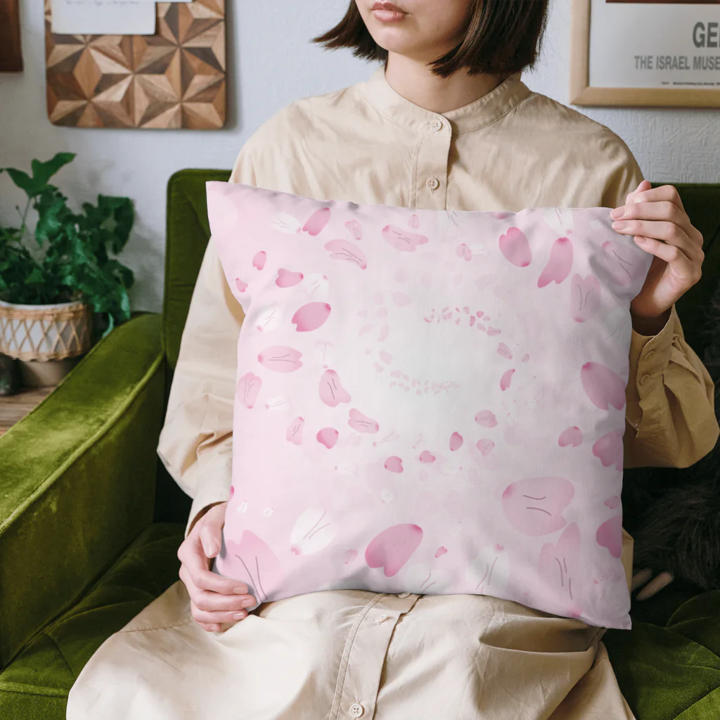 orange_honeyの桜5 Cushion