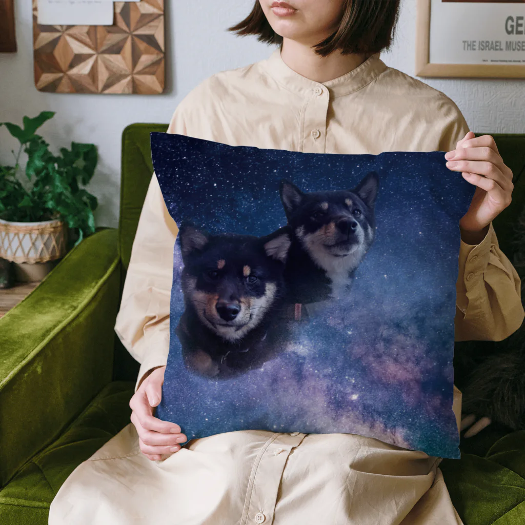 hilokiのSpace Shiba クッション