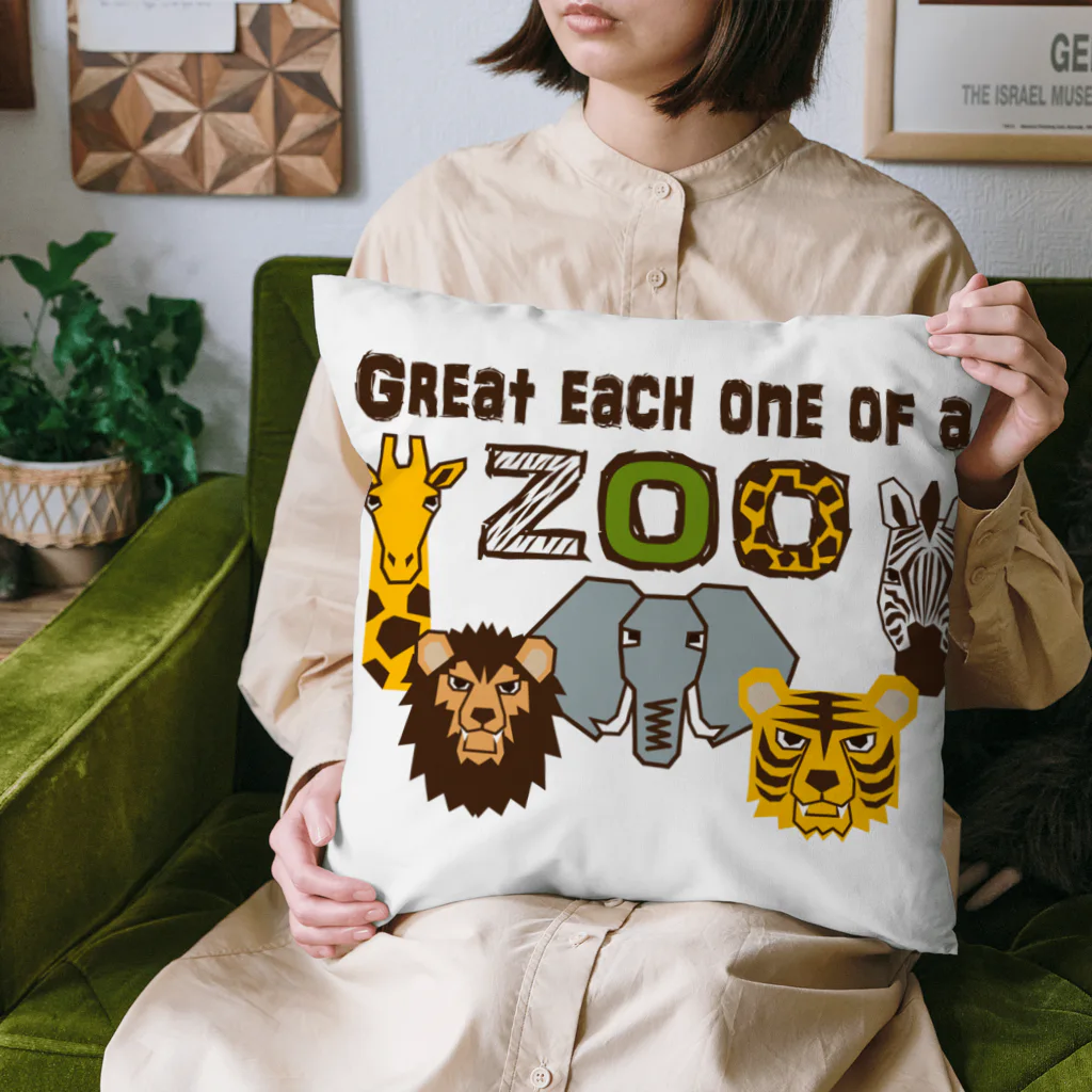 キッズモード某のZOO (大事な仲間) Cushion