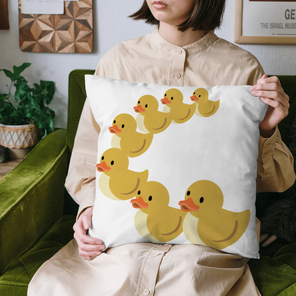 楽猫楽描しげ屋のアヒル急カーブ Cushion