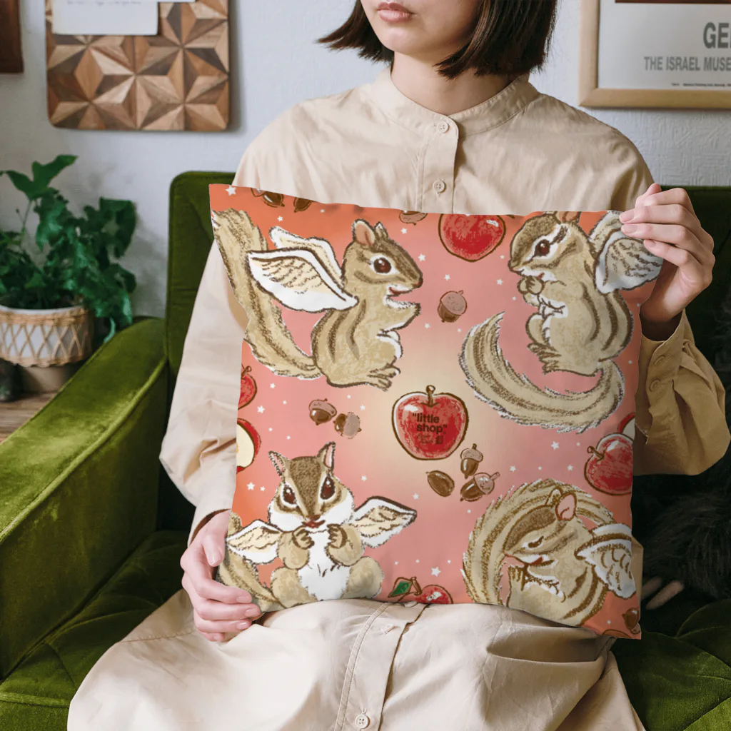 “little shop”福士悦子の天使なシマリスたち Cushion