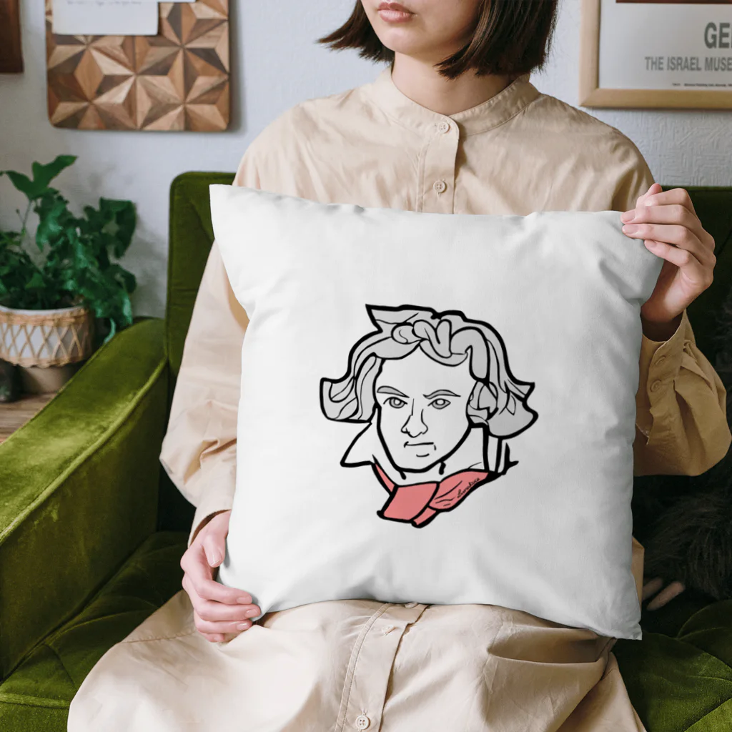 るなぱかさんのベートーヴェン先生 Cushion