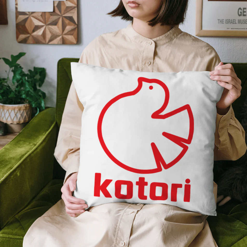 ヨロ吉のロゴ風kotori Cushion