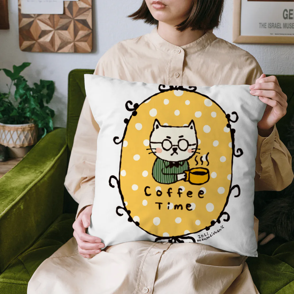 万枚ちゃんのコーヒータイム Cushion