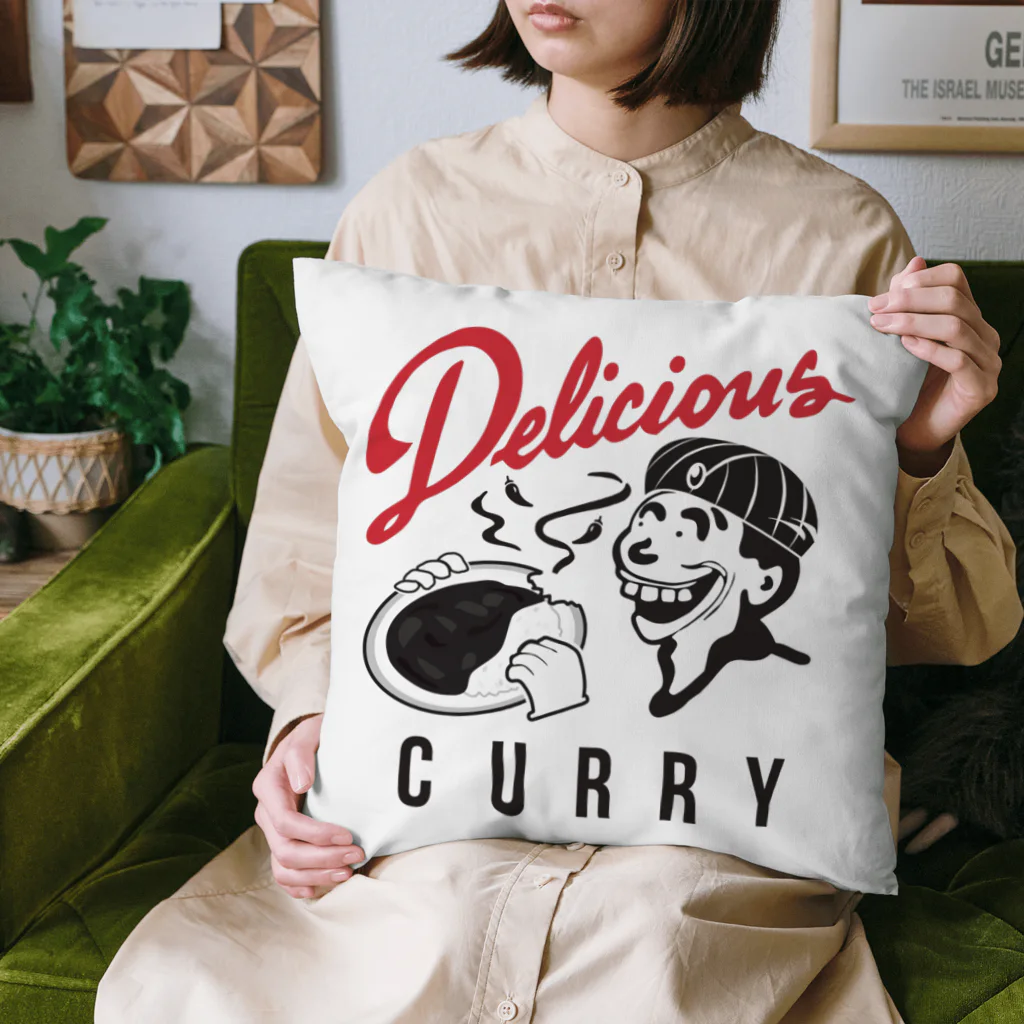 🥄酒とカレー 百人町スプーン🥄(ex.RHiME)のDelicious Curry logo Cushion