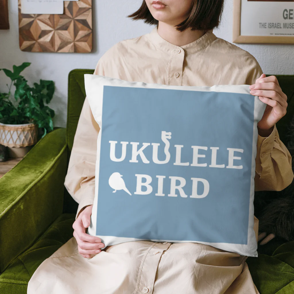 UKULELEBIRDのウクレレバード公式グッズ（スクエアロゴ） Cushion