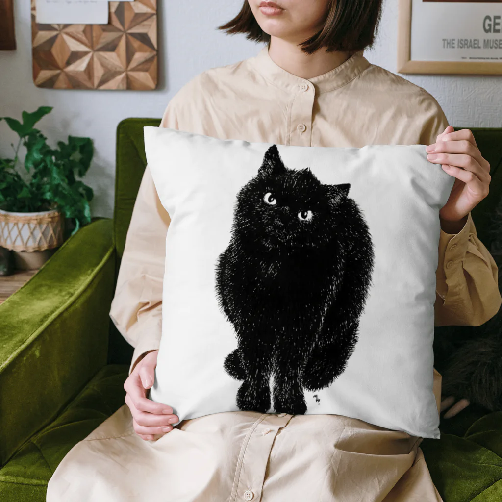 segasworksのくろねこ 888 no.1 Cushion