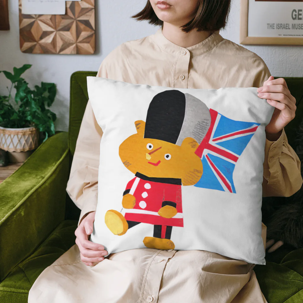 SESTA SHOPのテディベアの近衛兵さん(イギリス) Cushion