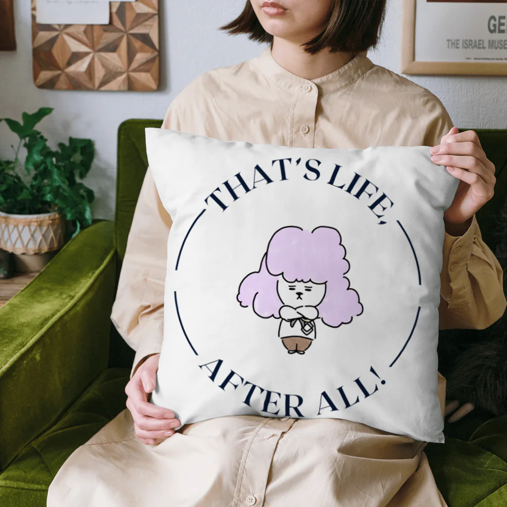 シルエットshopのシールちゃん文字Design Cushion