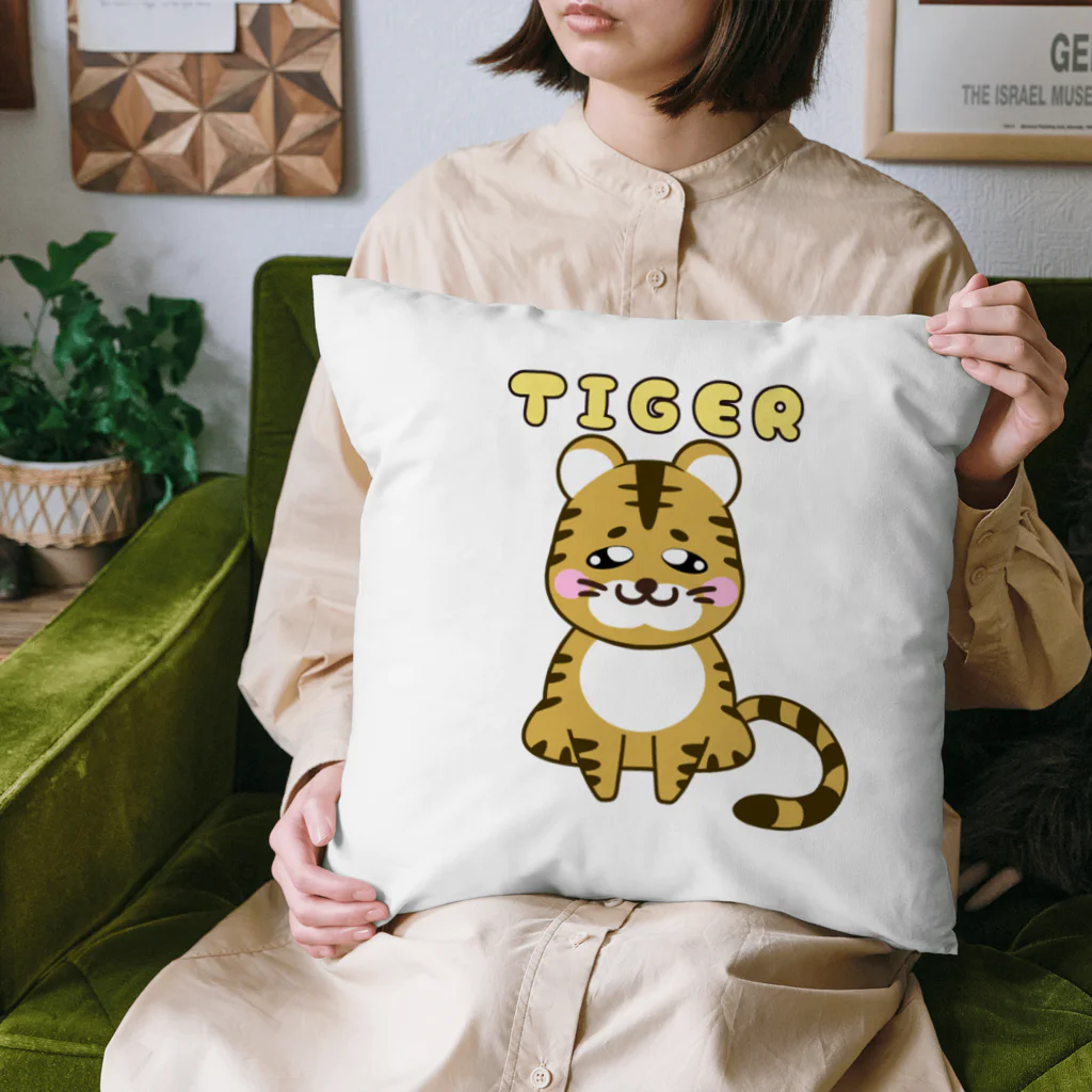 基山ナルのギャラリーのウルウル虎くんグッズ Cushion