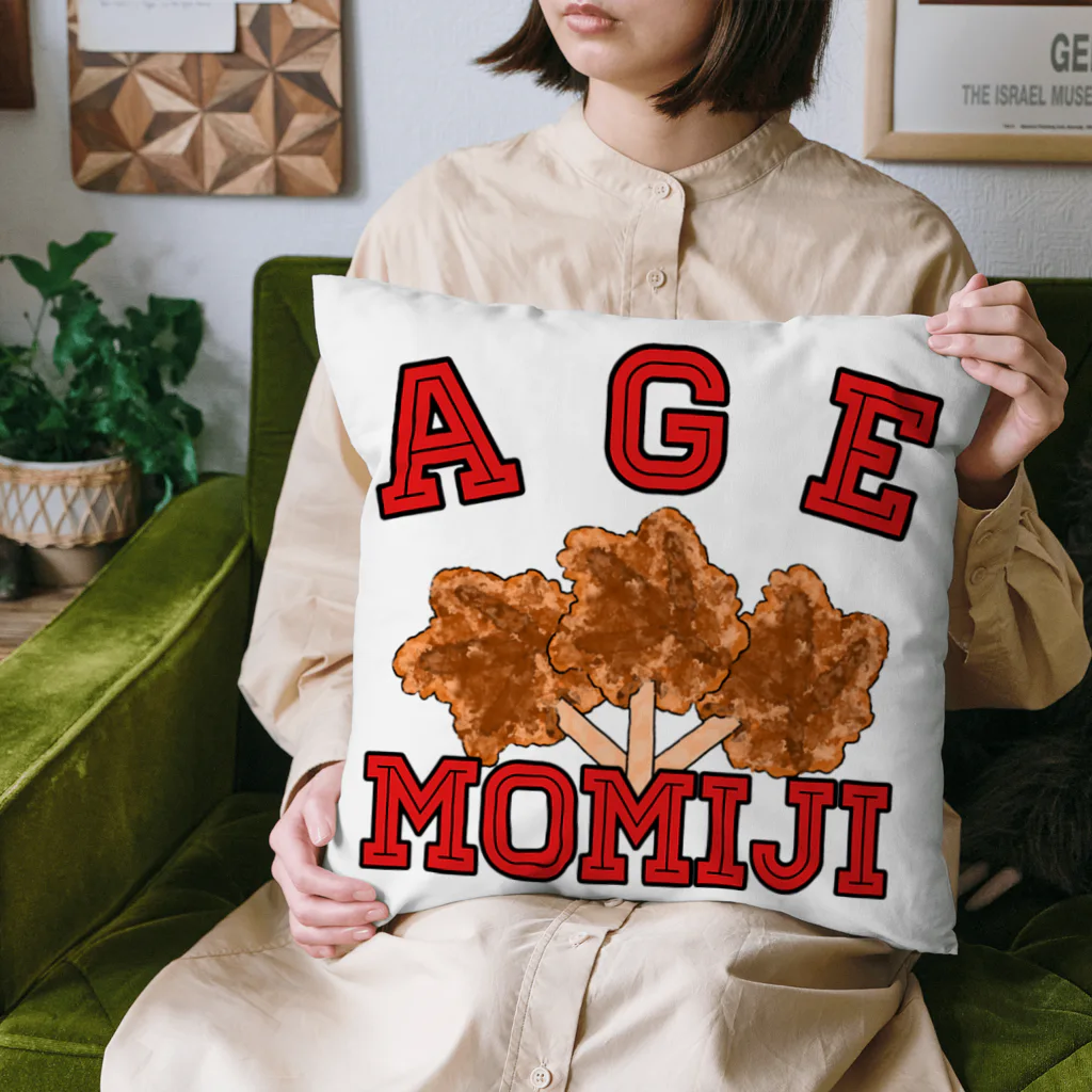 ヘンテコデザイン専門店　SYUNLABOのAGE MOMIJI Cushion