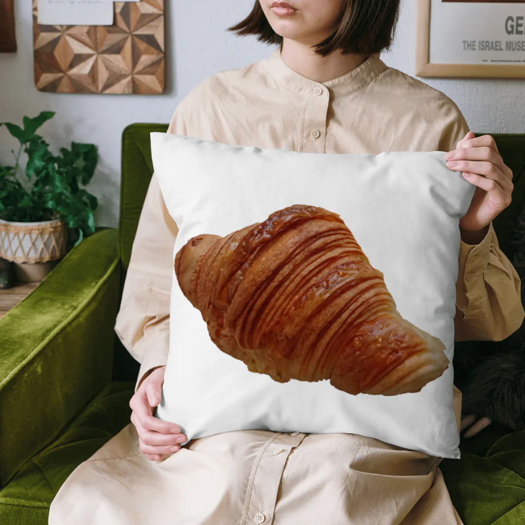 Leere -suzuri shop-のクロワッサン Cushion