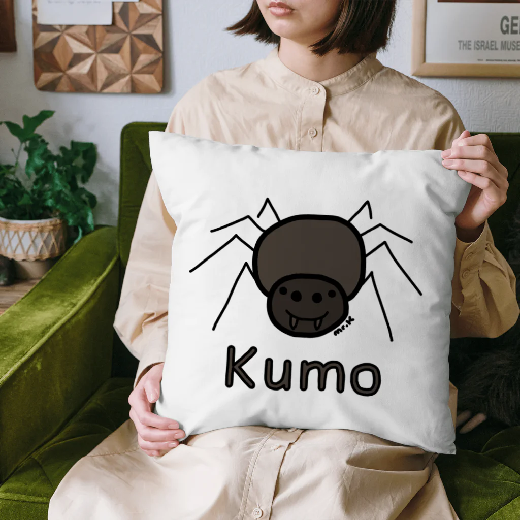 MrKShirtsのKumo (クモ) 色デザイン クッション