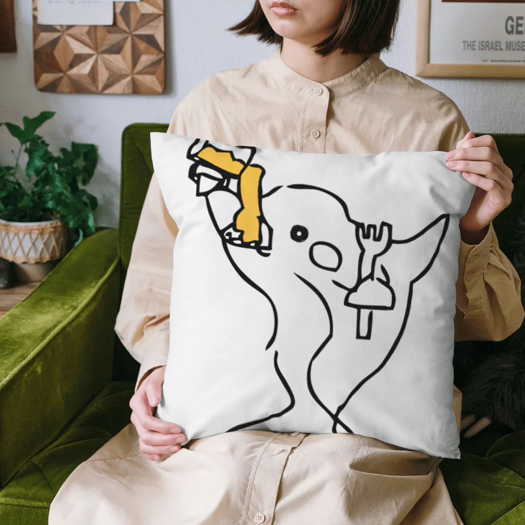 CAFFE & DINING SHACHIのビールがぶのみしゃちくん Cushion