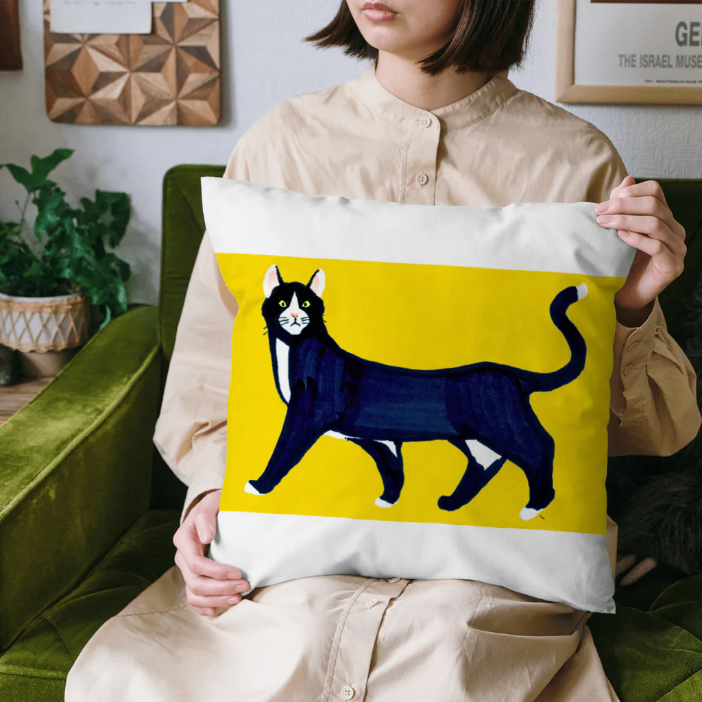 segasworksのハチワレねこ(背景あり) Cushion