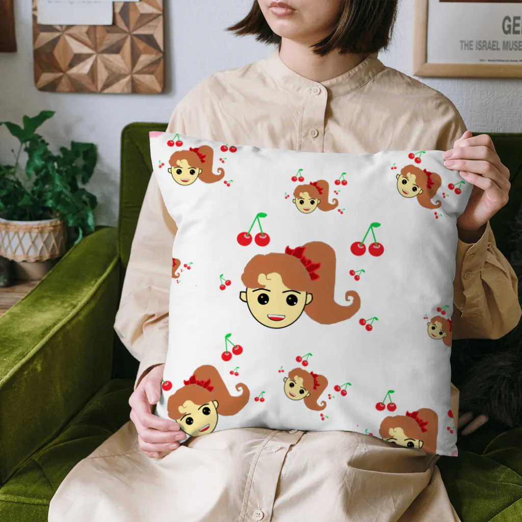 あるてみらのさくらんぼガール Cushion