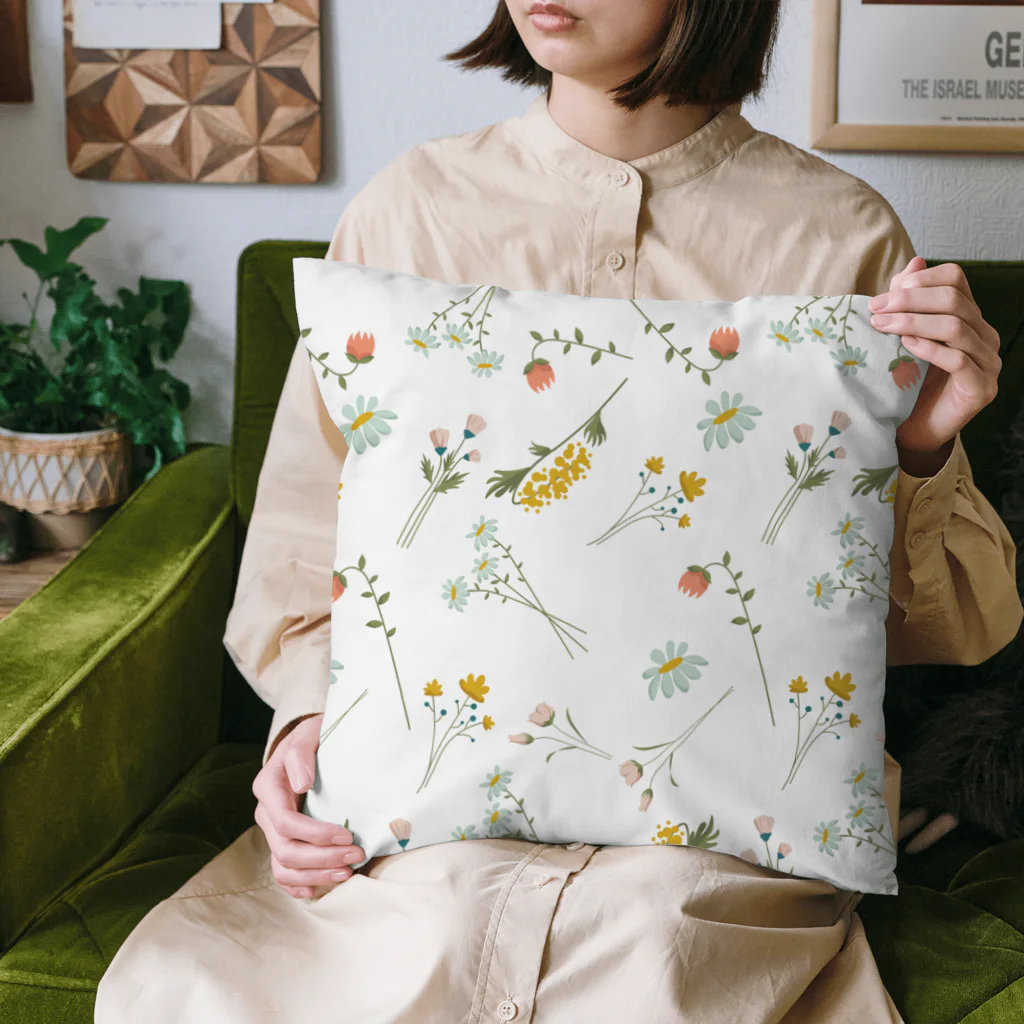 orange_honeyの花柄5 Cushion