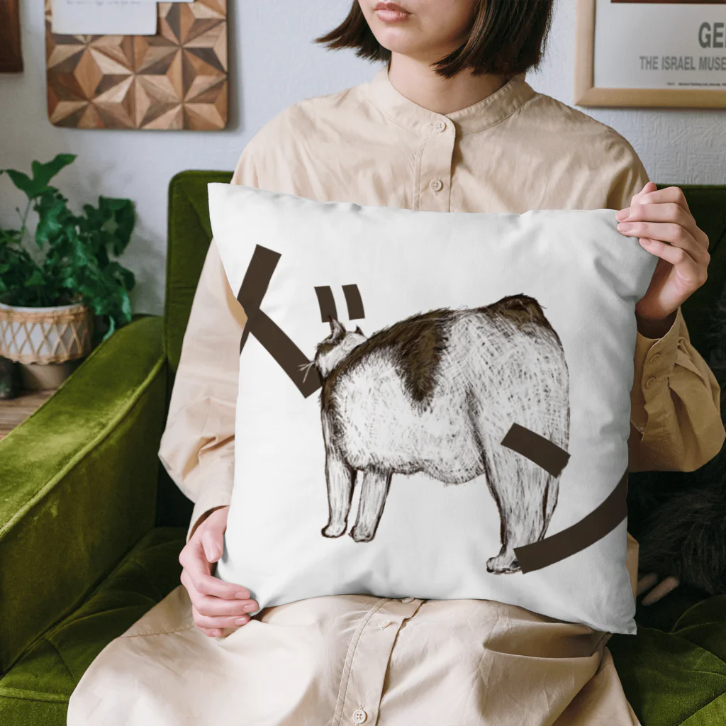 モモセ イトのドデカ猫 Cushion