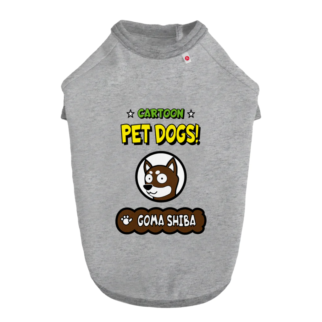 CARTOON PETDOGSの【1214M】C･PETDOGS『Goma Shiba』ドッグＴシャツ ドッグTシャツ