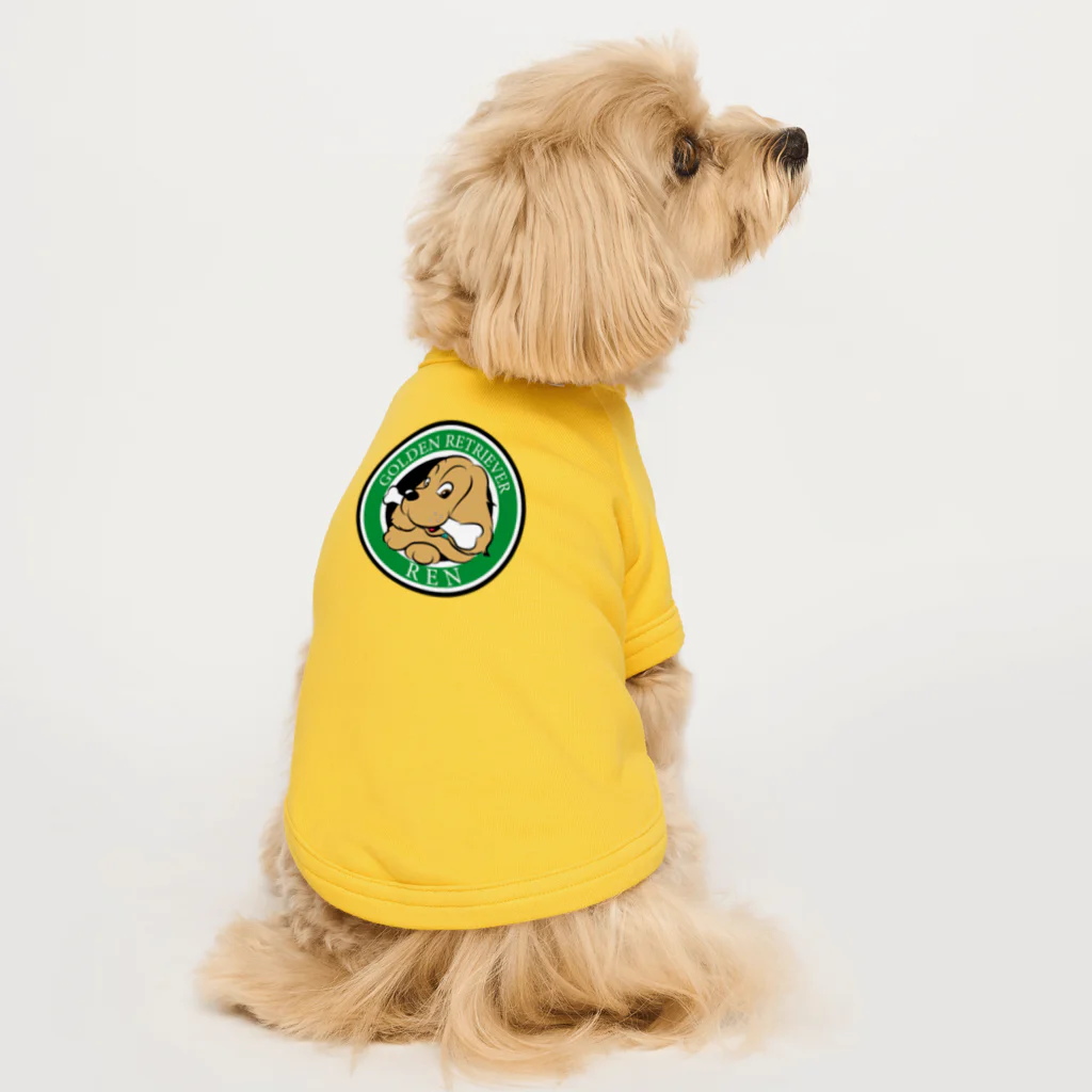 ACA oldschool tatsのゴールデンレトリバー　レンくん Dog T-shirt