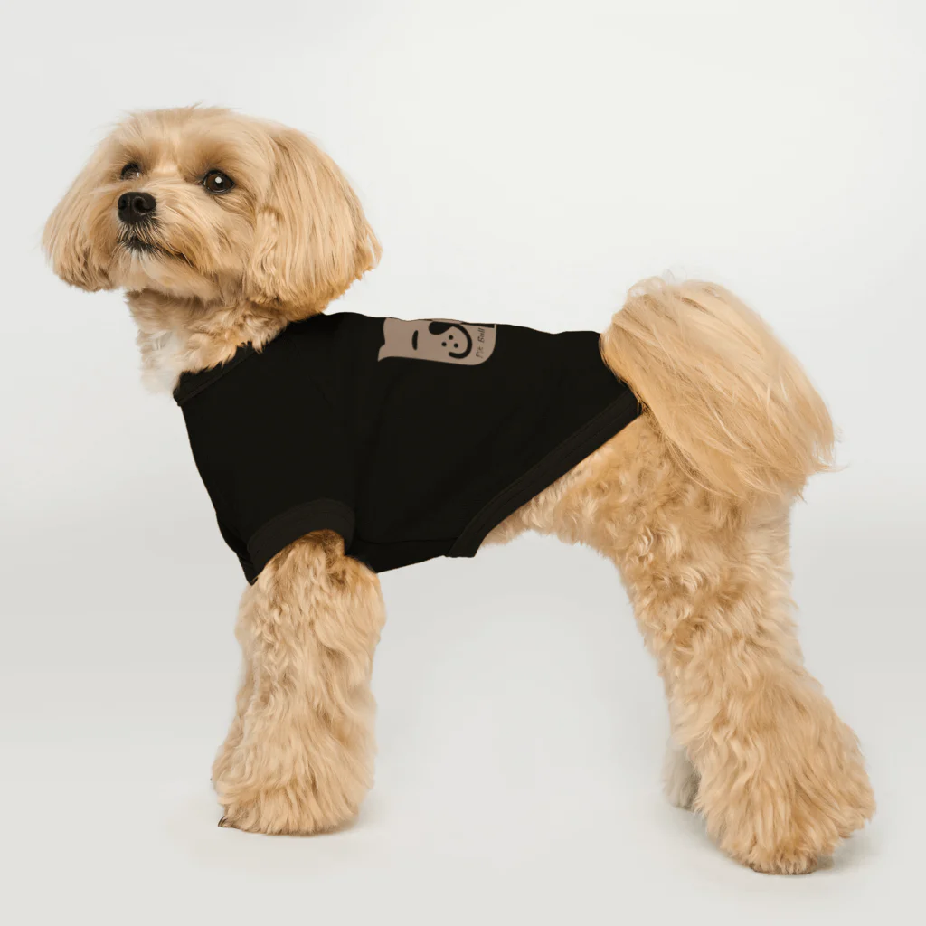 DOGECOのハーフスケルトン・ピットブルテリア Dog T-shirt
