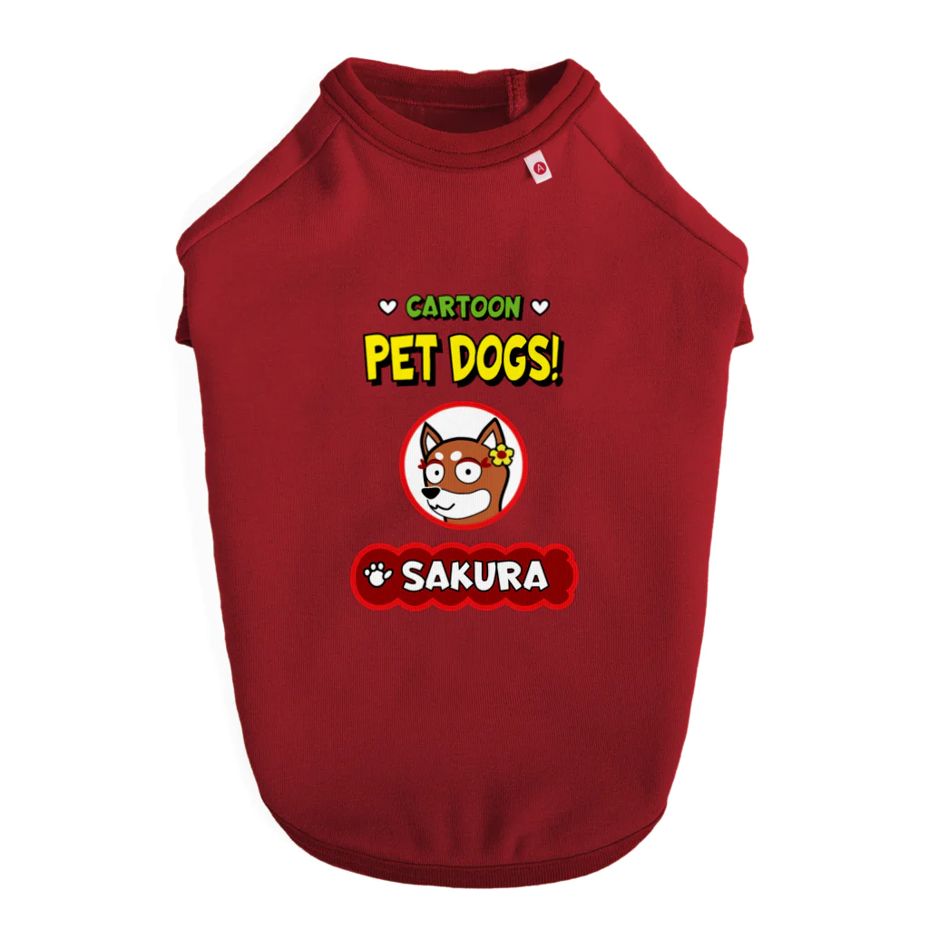 CARTOON PETDOGSの【214F】SAKURA様専用ドッグＴシャツ Dog T-shirt